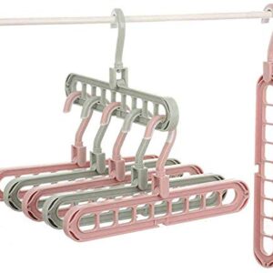 Wings 1 Anti-Skid Plastic Magic Wardrobe Space Saver Folding Hangers
