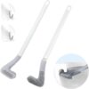 Toilet Brush, Flexible Silicone Toilet Bowl Cleaner