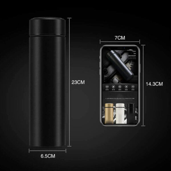 Water Bottle With LED Temperature Display - Image 4