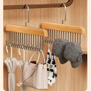 8 Hook Wooden Hanger