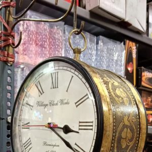 9 inch Double Side VINTAGE CLOCK