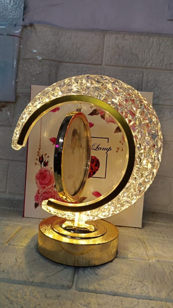 Crystal Lamp Photo Frame