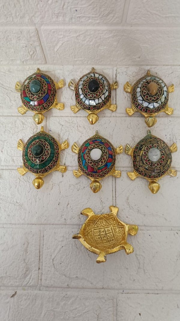 Good Luck Metal Turtle 9 cm