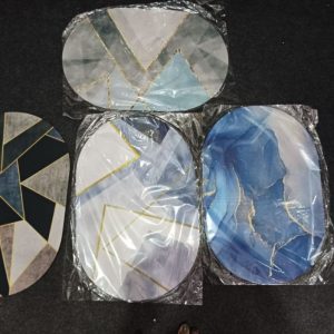 10 pc Oval Bathroom Mat