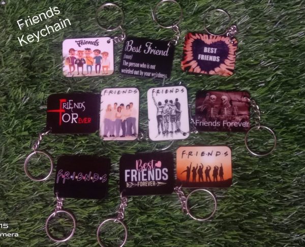 10 pcs Friends Key Chain