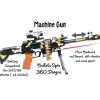 Machine Gun Toy With LED Flash N Sound