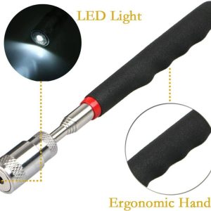 Telescoping Magnetic Picking Tool with Led Flash Light