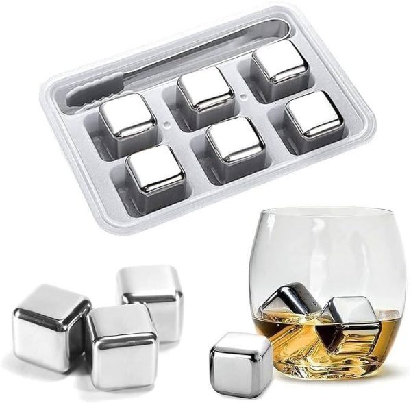 SS Ice Cube 6 pc