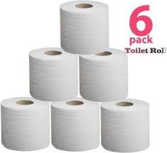 Toilet Tissue Roll - Pack of 6