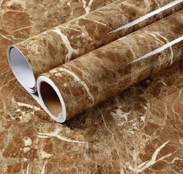 Brown Colour Marble Oil Mat 60*200