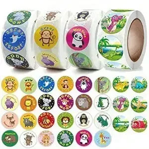 Cartoon Sticker Set Of 4