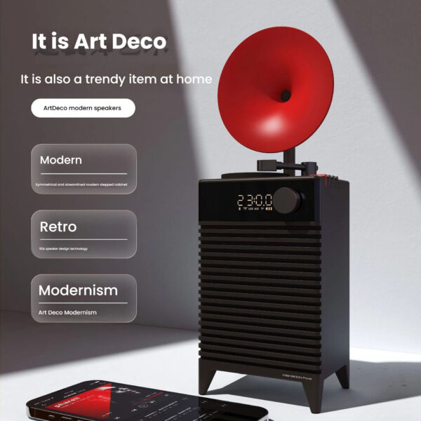 New Retro CX-202 Modern Art Deco Speaker - Image 4