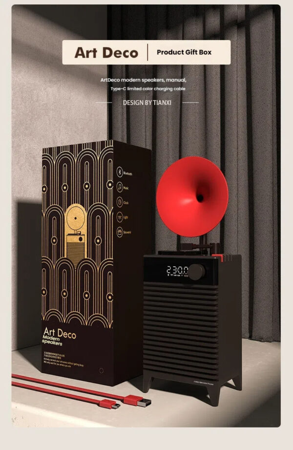 New Retro CX-202 Modern Art Deco Speaker